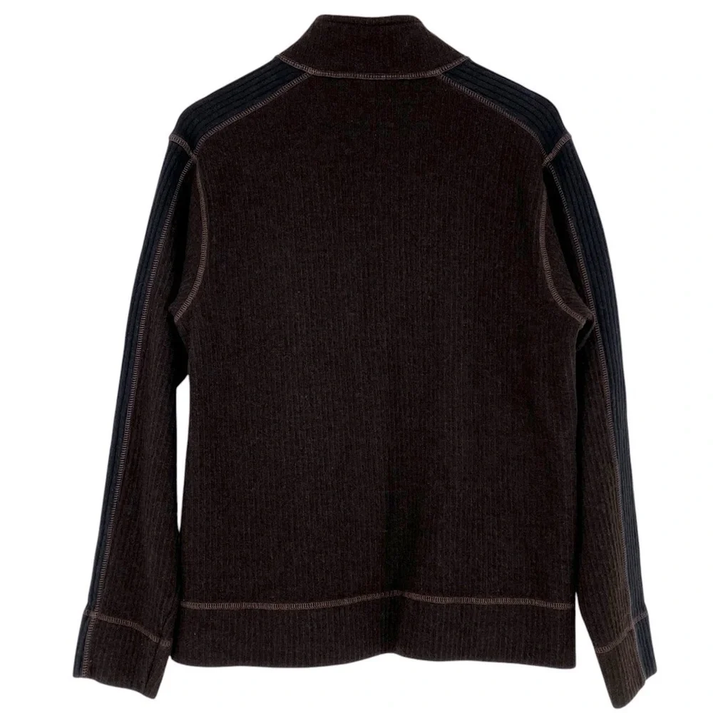 Royal Robbins Men's Wool blend jacket chocolate brown & black size  large